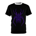 Spider Sigil Tee — Dark Purple Gothic Graphic T-Shirt