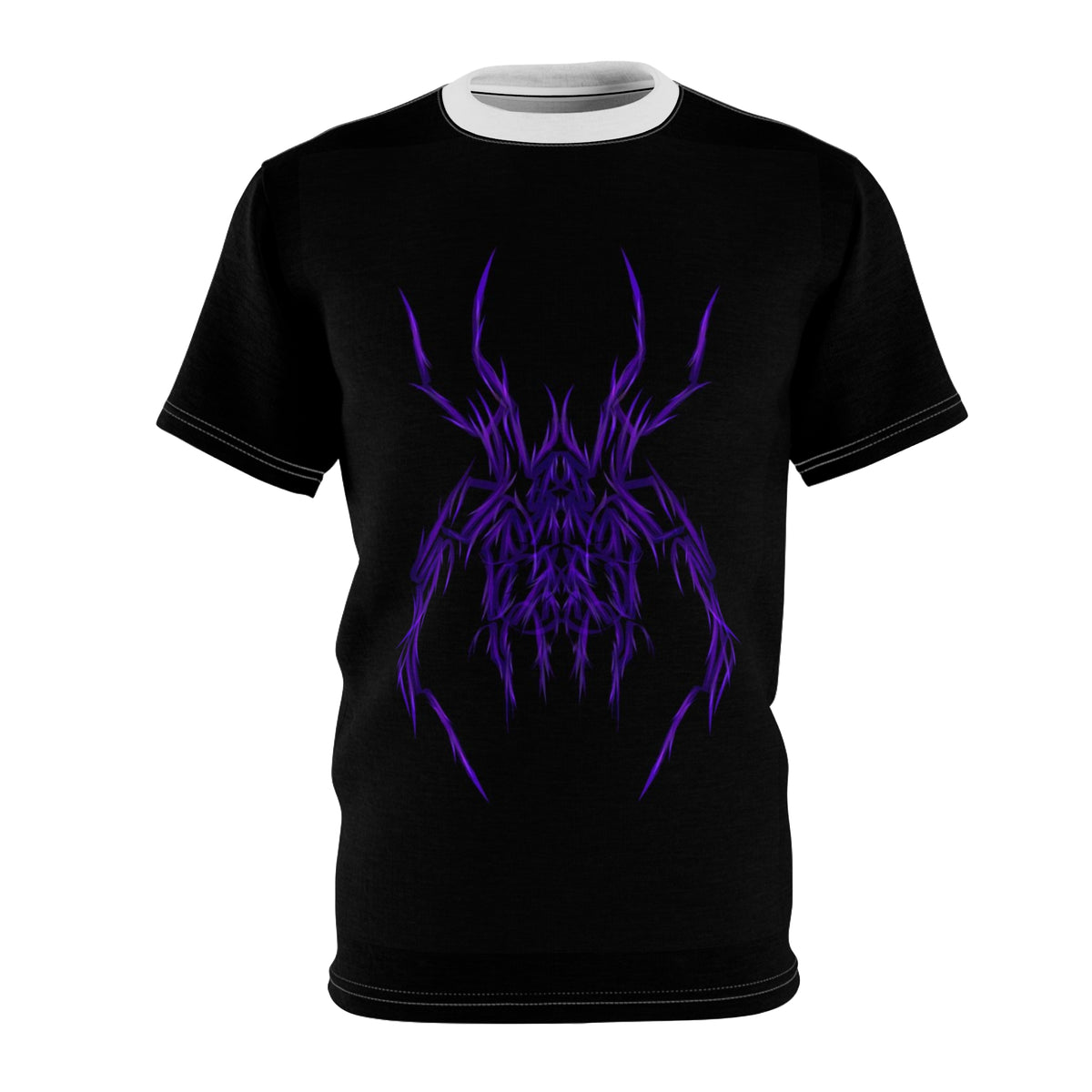 Spider Sigil Tee — Dark Purple Gothic Graphic T-Shirt