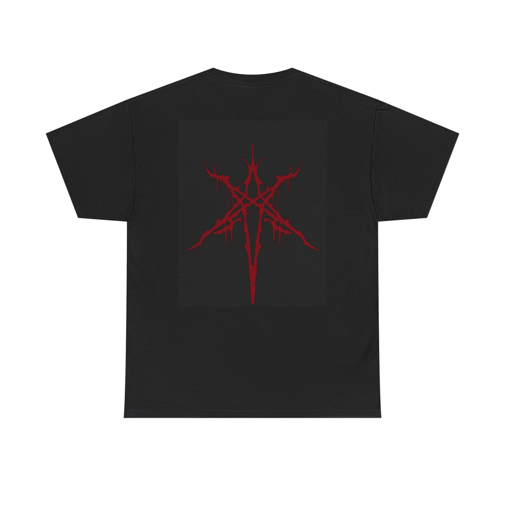 Dark Red Sigil Tee — Gothic Symbol Graphic T-Shirt