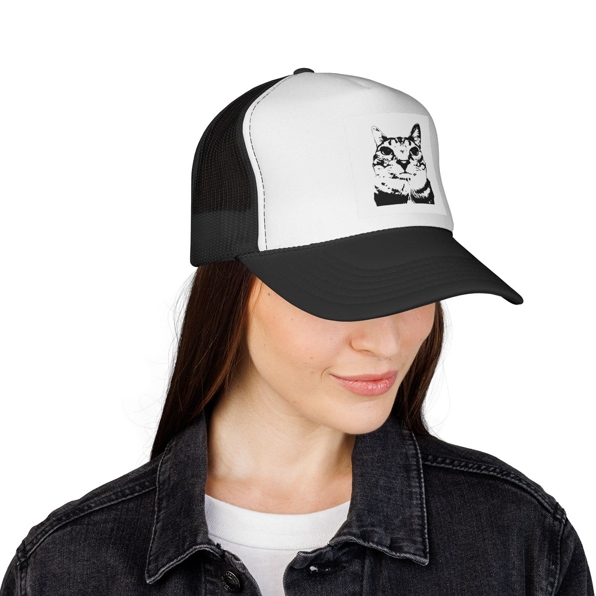 Cat Portrait Trucker Cap