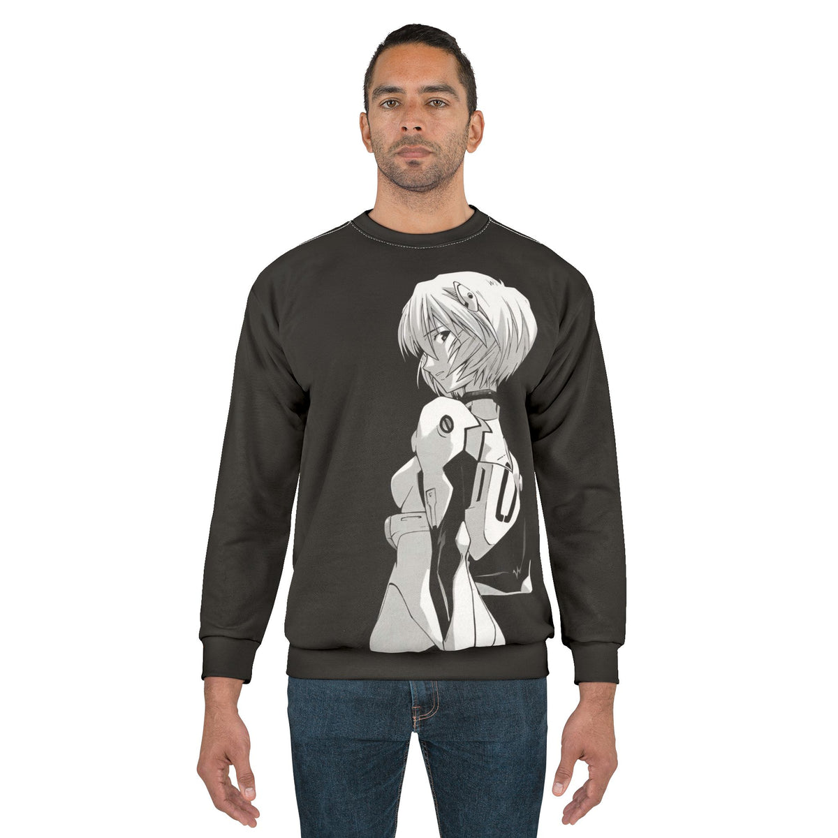 Evangelion Rei Ayanami Graphic Sweatshirt