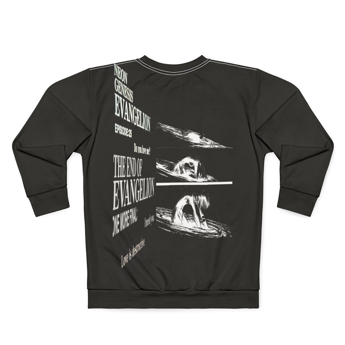 Evangelion Rei Ayanami Graphic Sweatshirt
