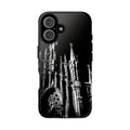 Gothic Cathedral Tough Phone Case — Black & White Architectural iPhone Cover
