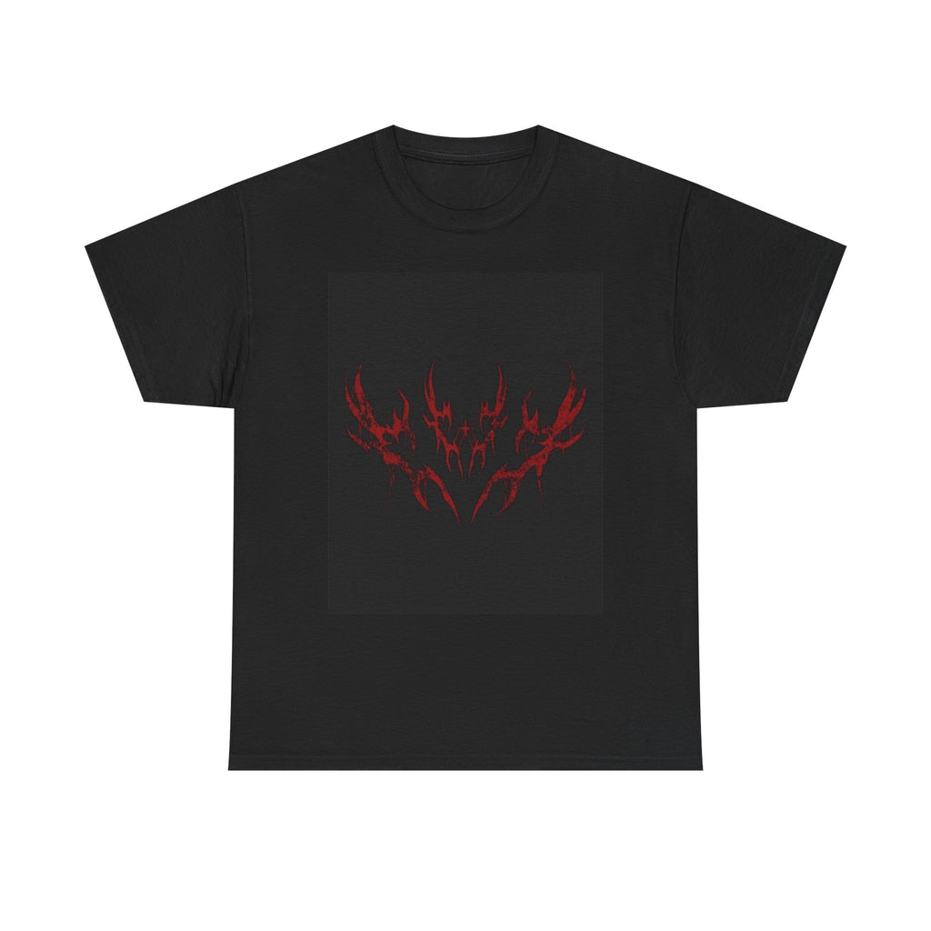 Dark Red Sigil Tee — Gothic Symbol Graphic T-Shirt