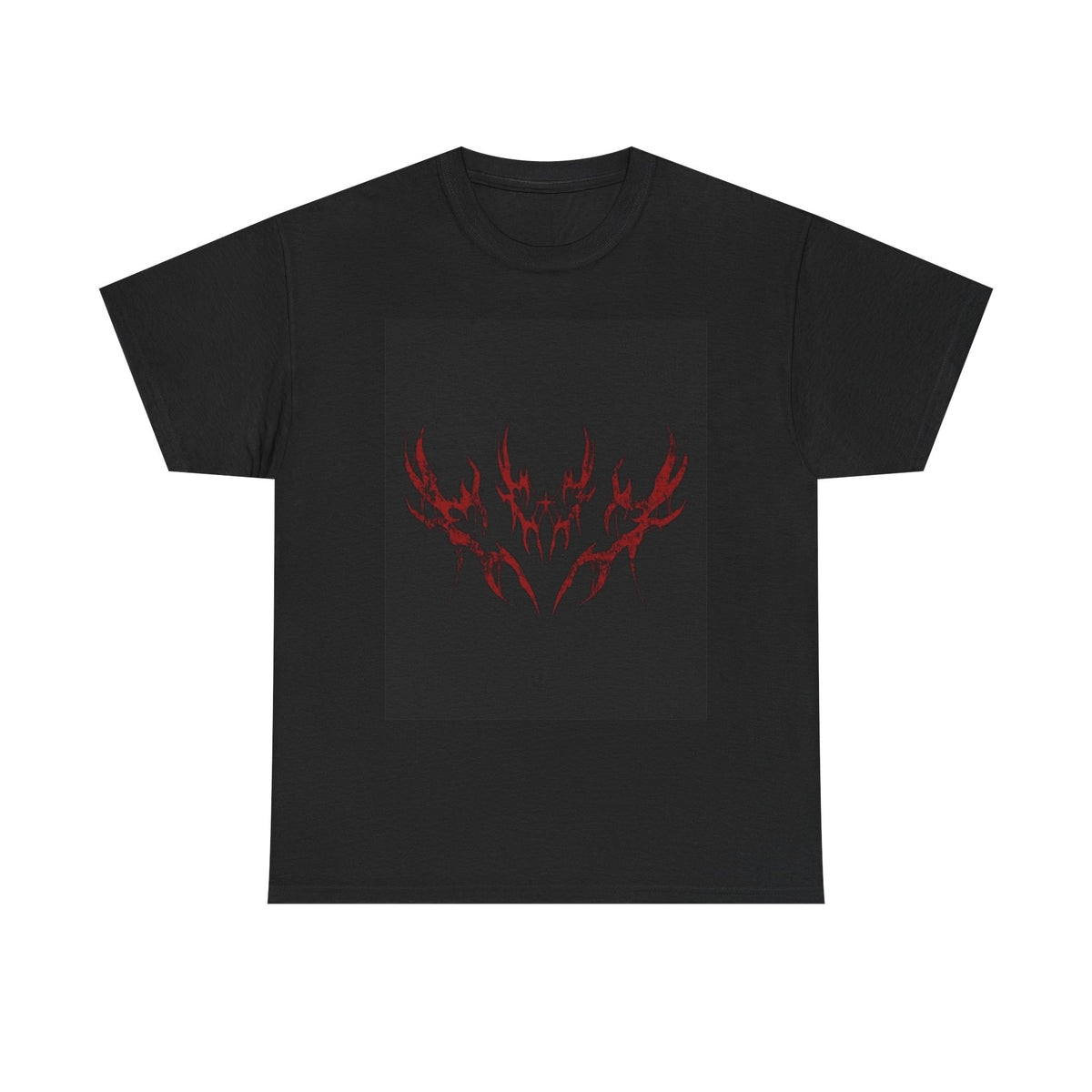 Dark Red Sigil Tee — Gothic Symbol Graphic T-Shirt